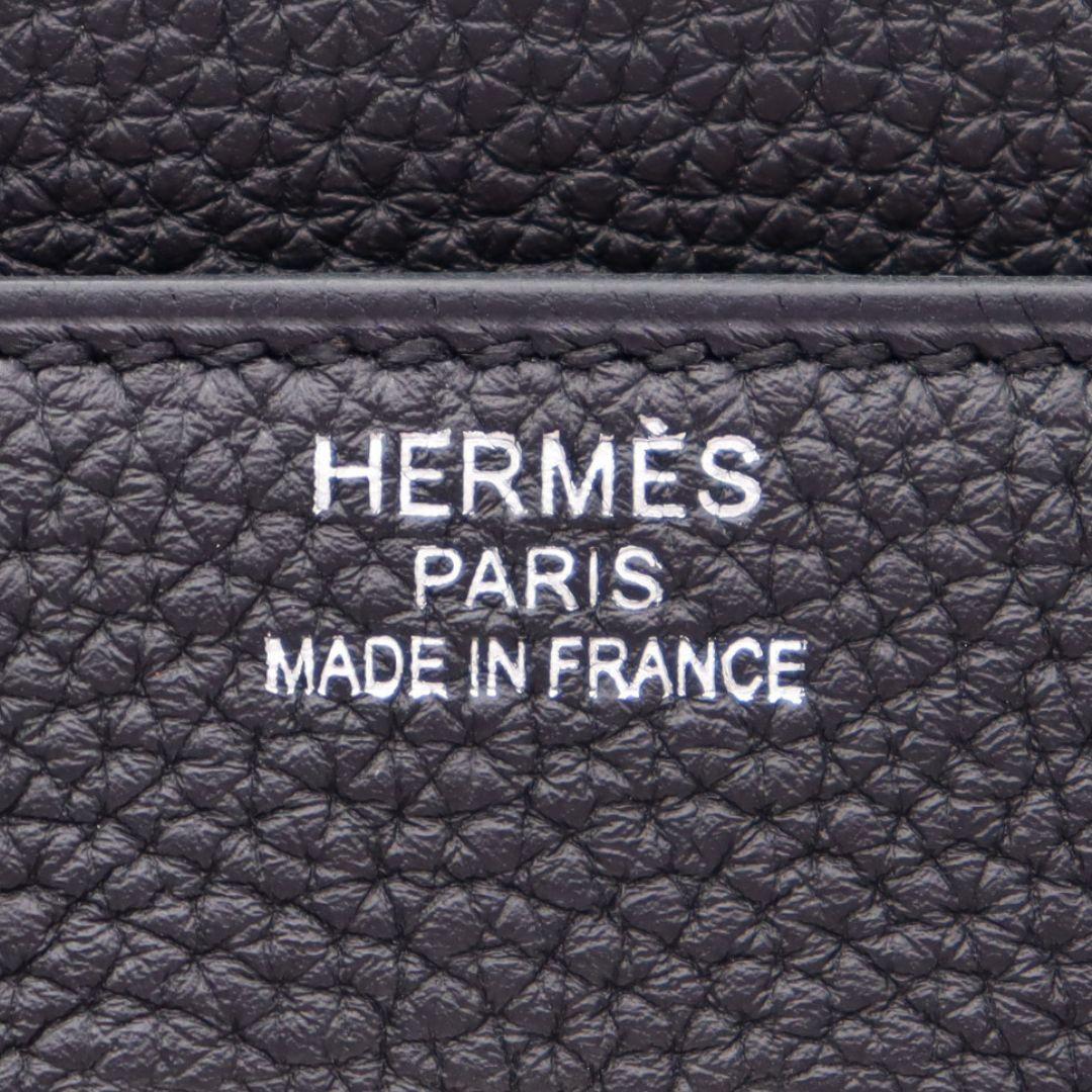 Women's Hermès 42cm Kelly Maxi Black Togo Leather Palladium Hardware