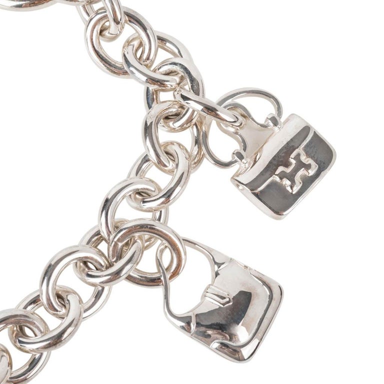 Hermès 5 Bags Amulette Charm Bracelet - Sterling Silver Charm, Bracelets -  HER414269