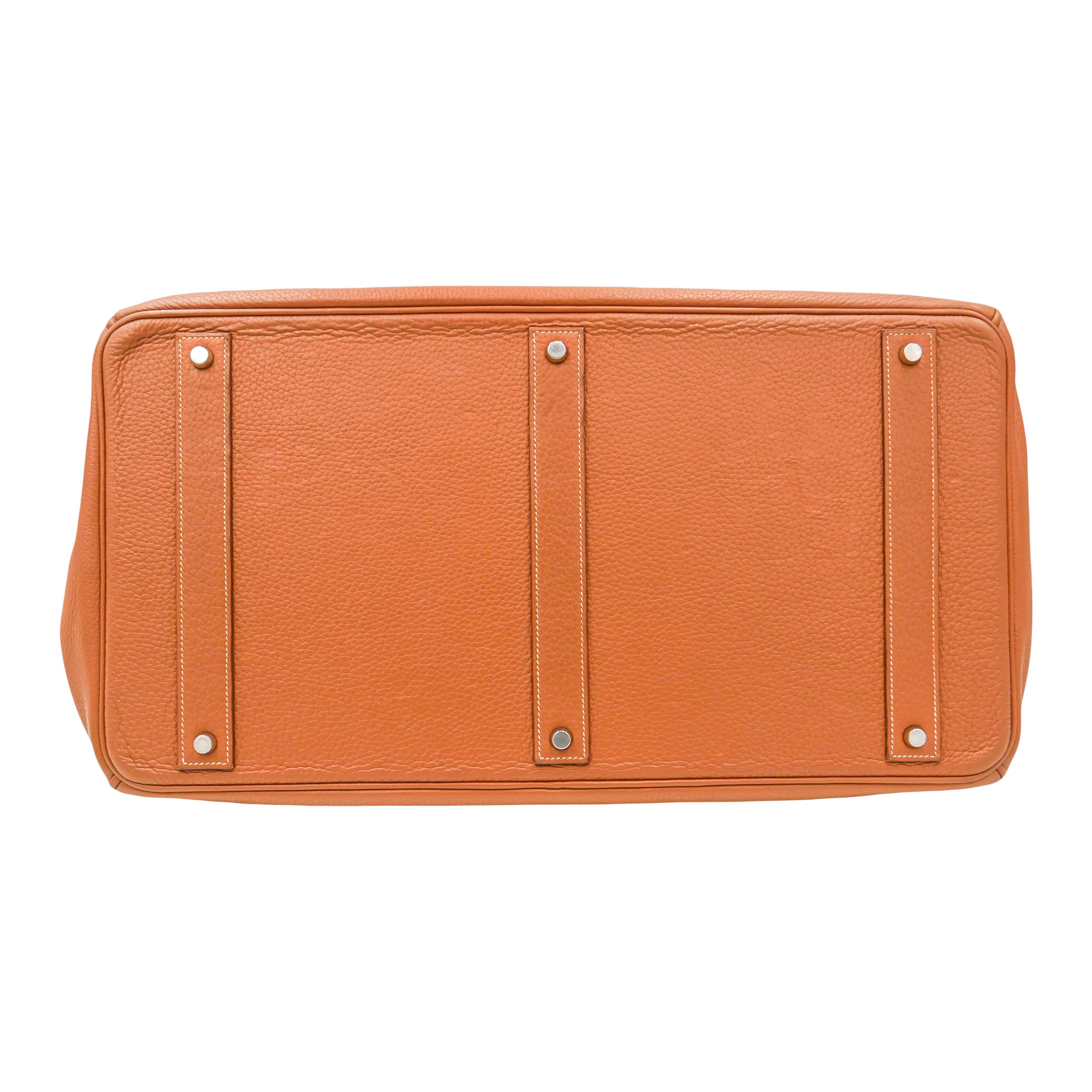 Women's Hermès 50cm Birkin Gold Togo Palladium Hardware