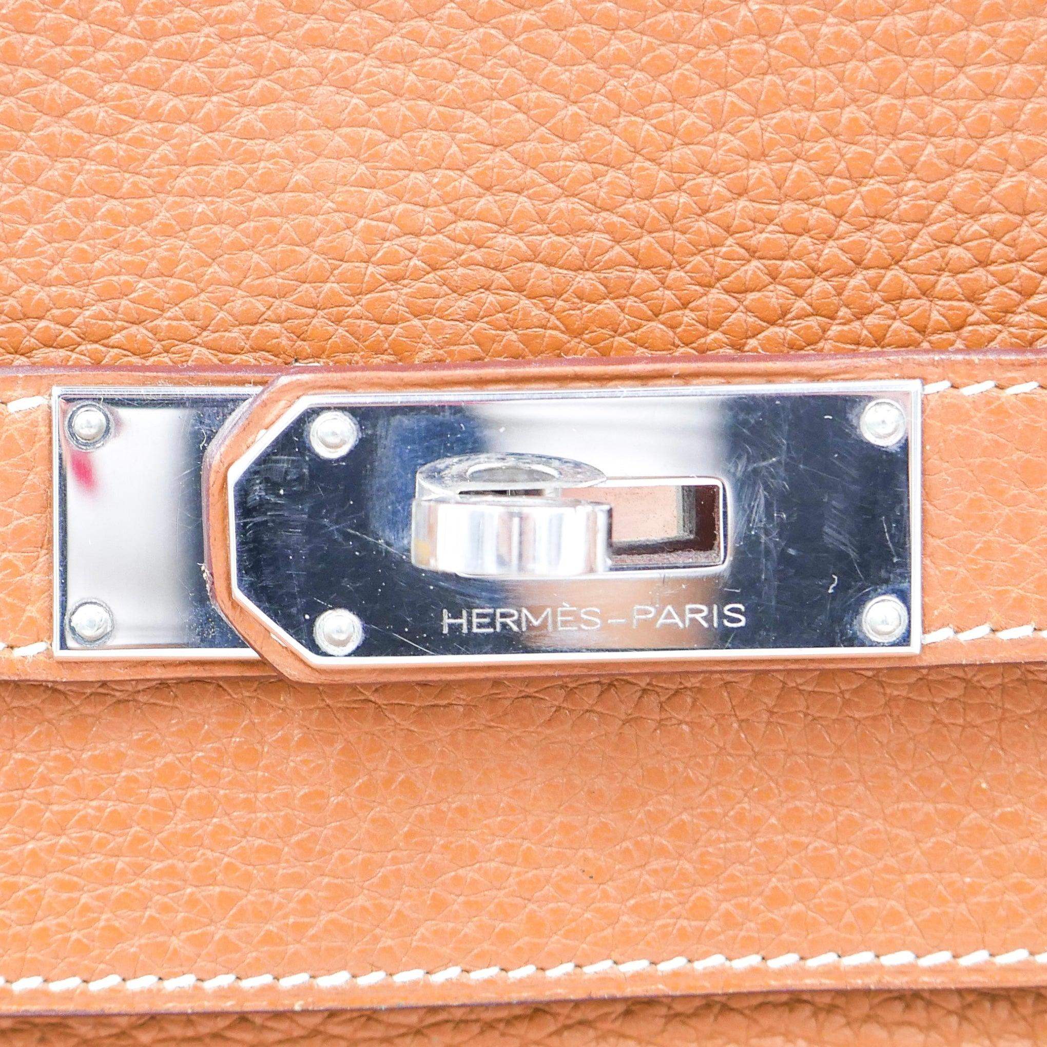 Hermès 50cm Birkin Gold Togo Palladium Hardware For Sale 1