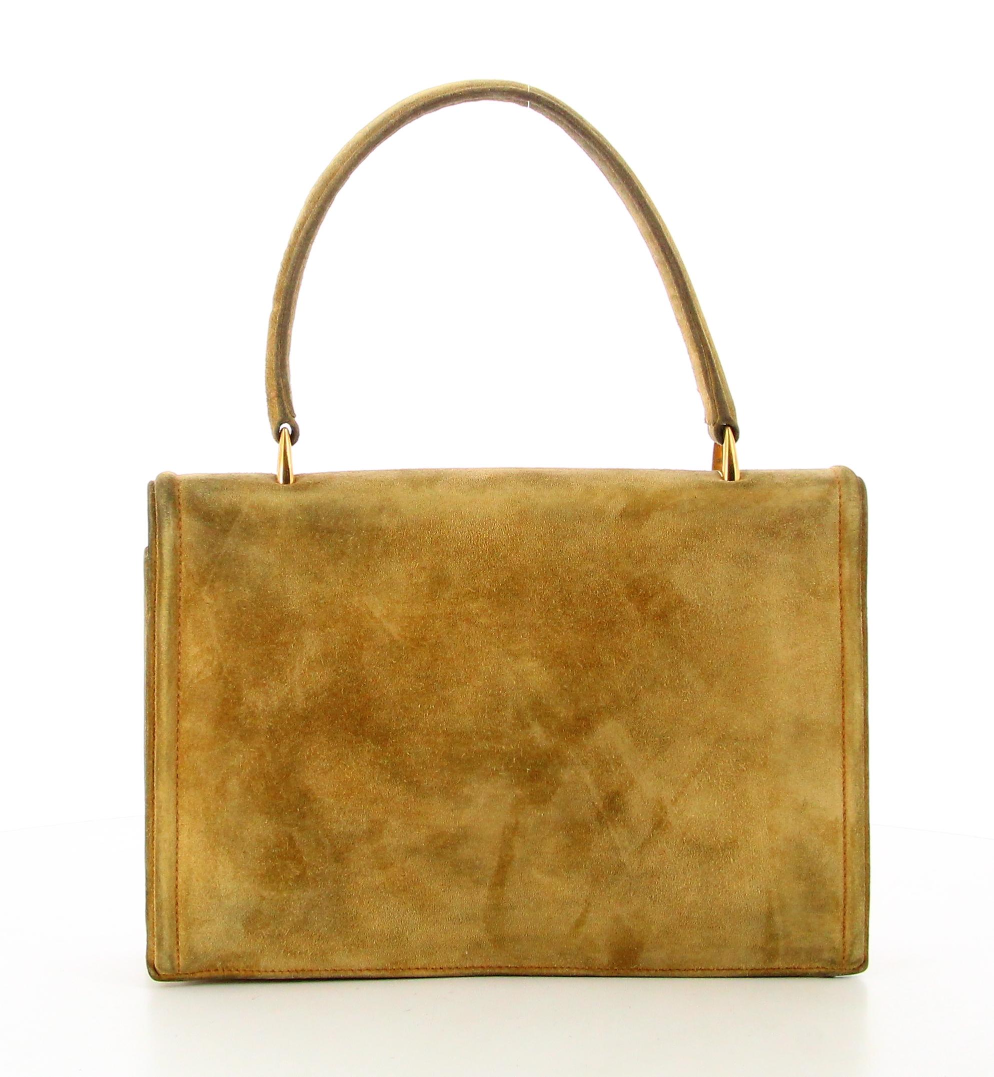 Hermes 60's etrier Veau Doblis handbag For Sale 2
