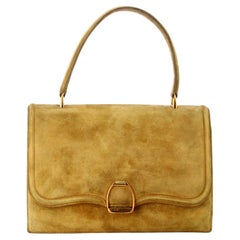 Hermes 60's etrier Veau Doblis handbag