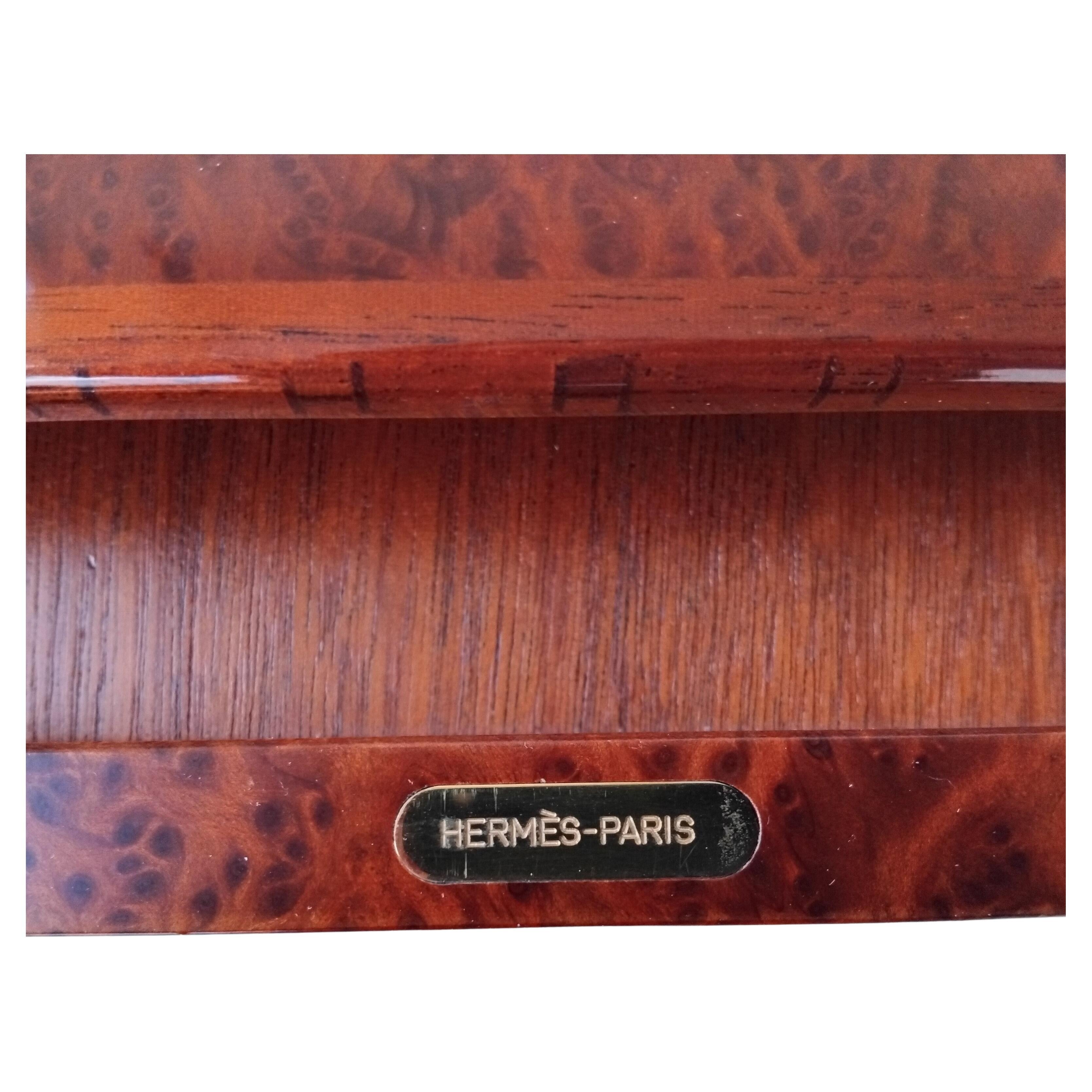 Hermès 7 Drawers Chest Semainier in Wood for Scarves or Jewels For Sale 6
