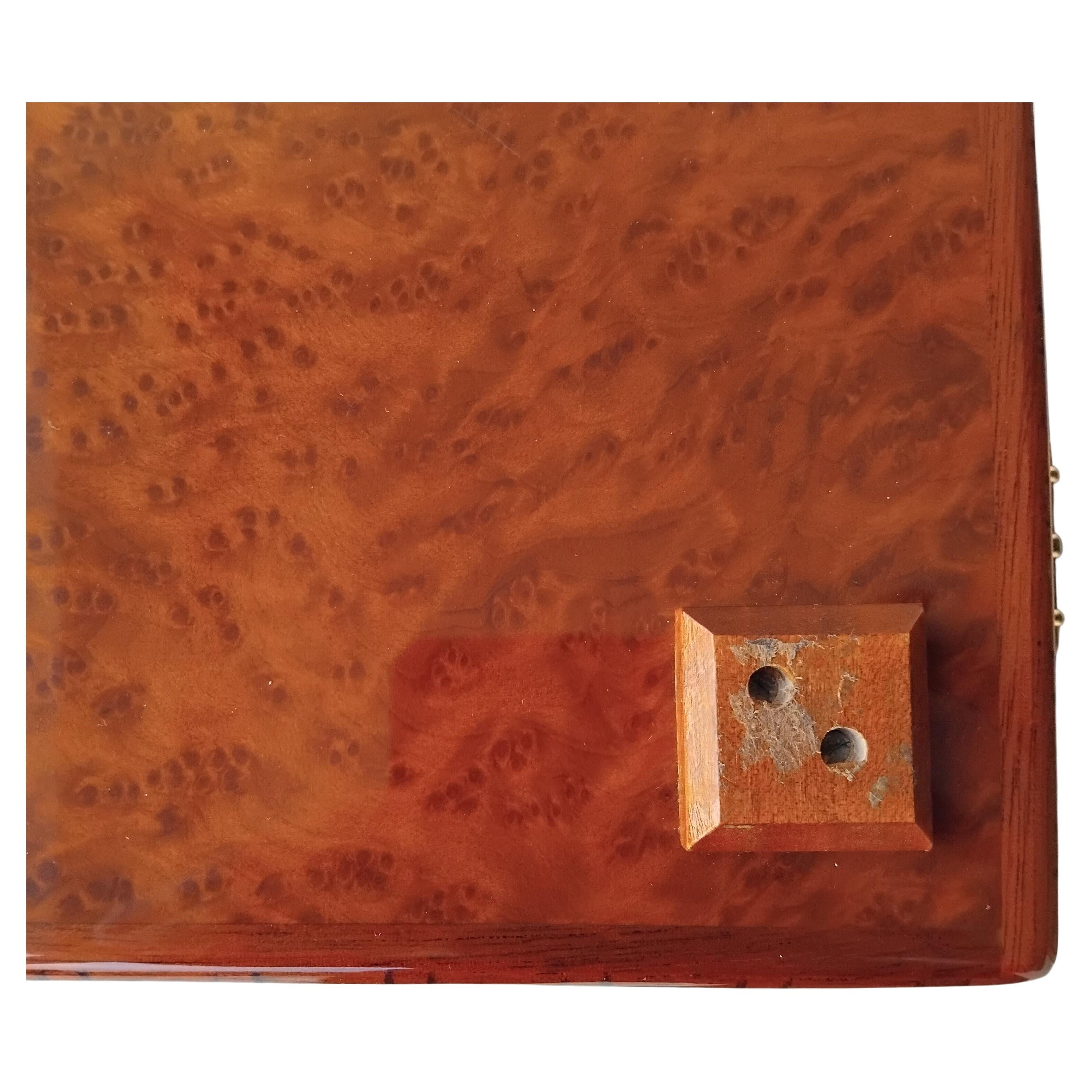 Hermès 7 Drawers Chest Semainier in Wood for Scarves or Jewels For Sale 13