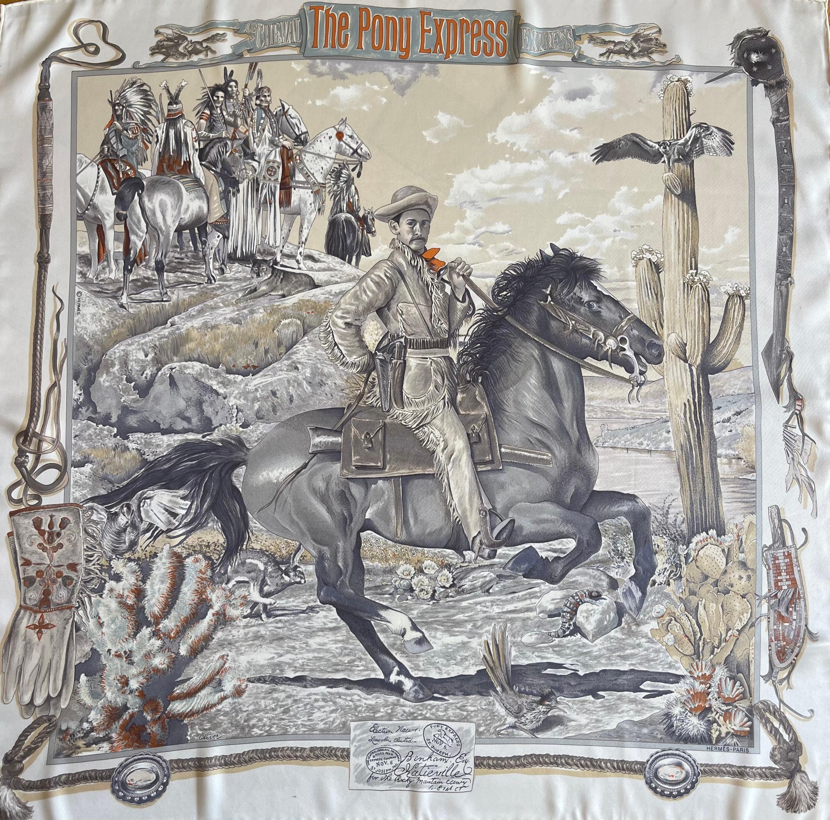 Hermès 70cm Silk Scarf 