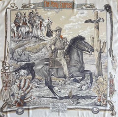 Hermès 70cm Silk Scarf "The Pony Express" 2012