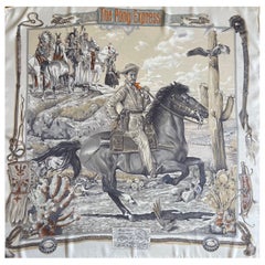 Hermès 70cm Silk Scarf "The Pony Express" 2012