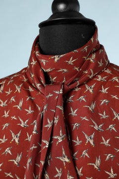 Hermès 70's printed shirt