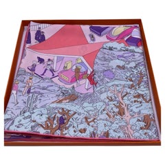 Écharpe en sergé de soie 90cm Hermès 90*90cm