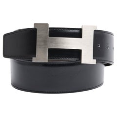 Hermès A composer 42 mm Ceinture T80 Black Silver Reversible H Belt US30 Hermes