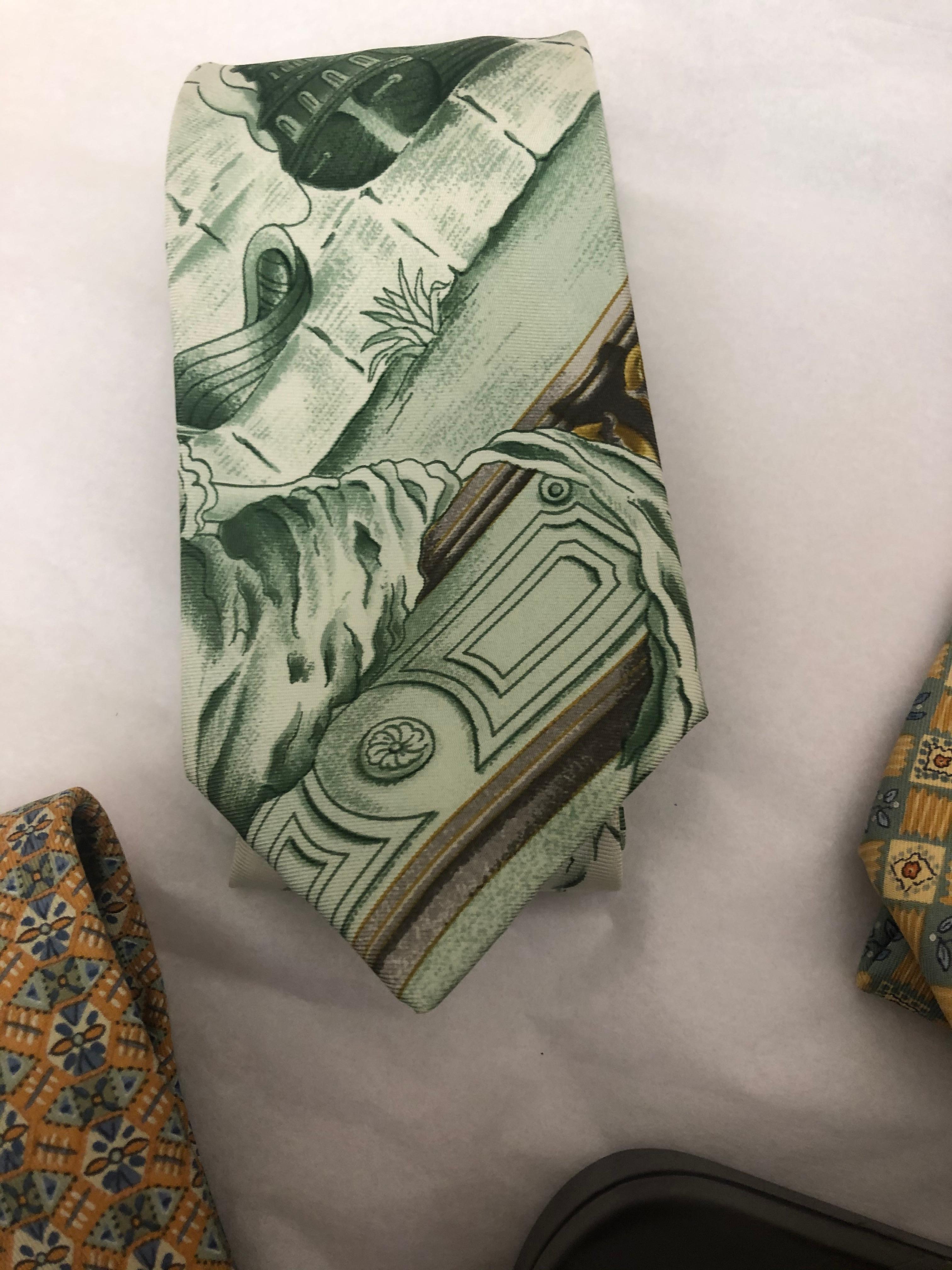 vintage hermes ties