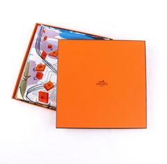 HERMES A/W 2017 Dimitri Rybaltchenko "Space Shopping Au Faubourg" Silk Scarf NIB