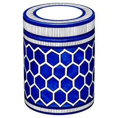 Hermès Abeilles Lackiertes Holz Bleus D''Ailleurs Teedose