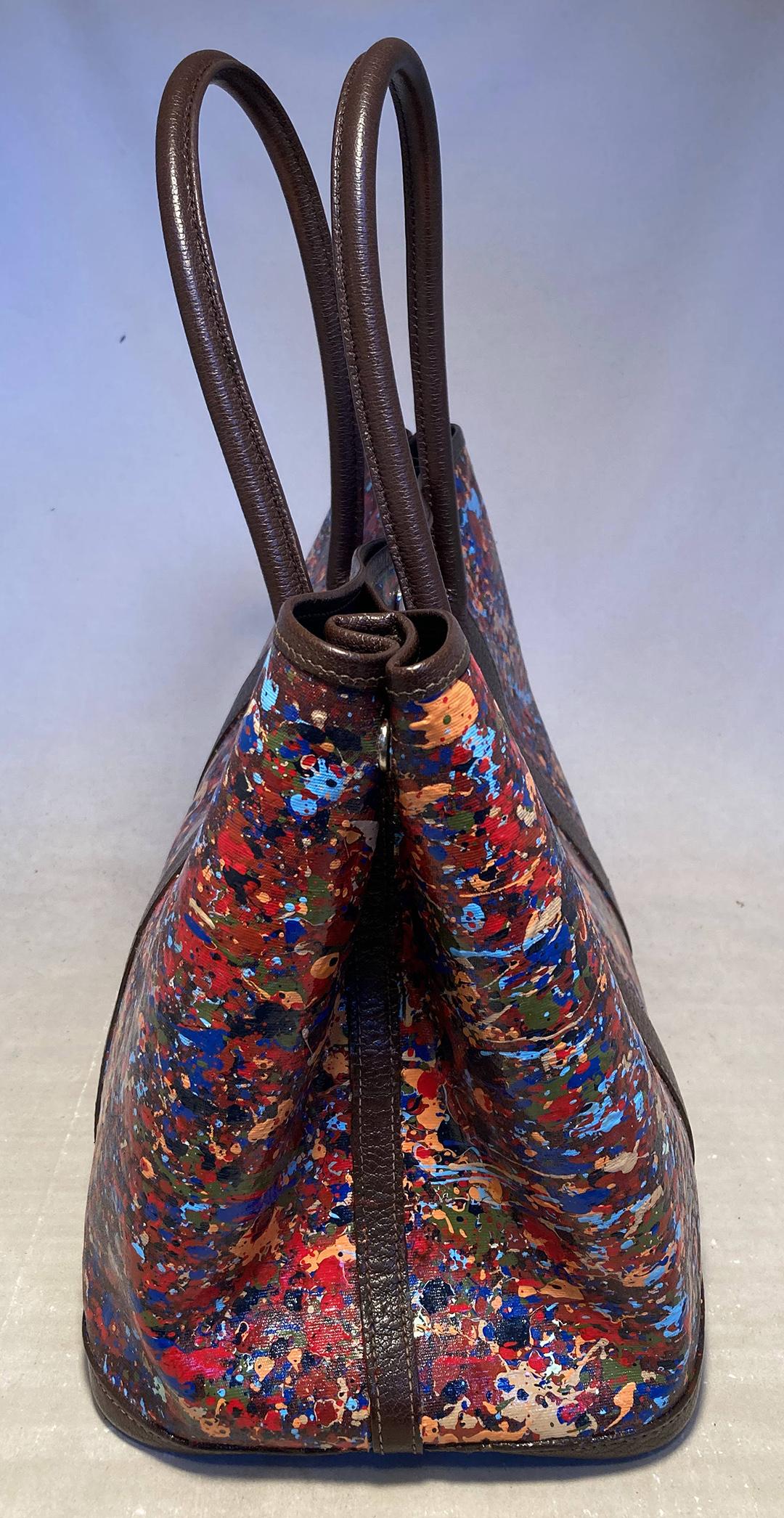 hand painted leather handbags