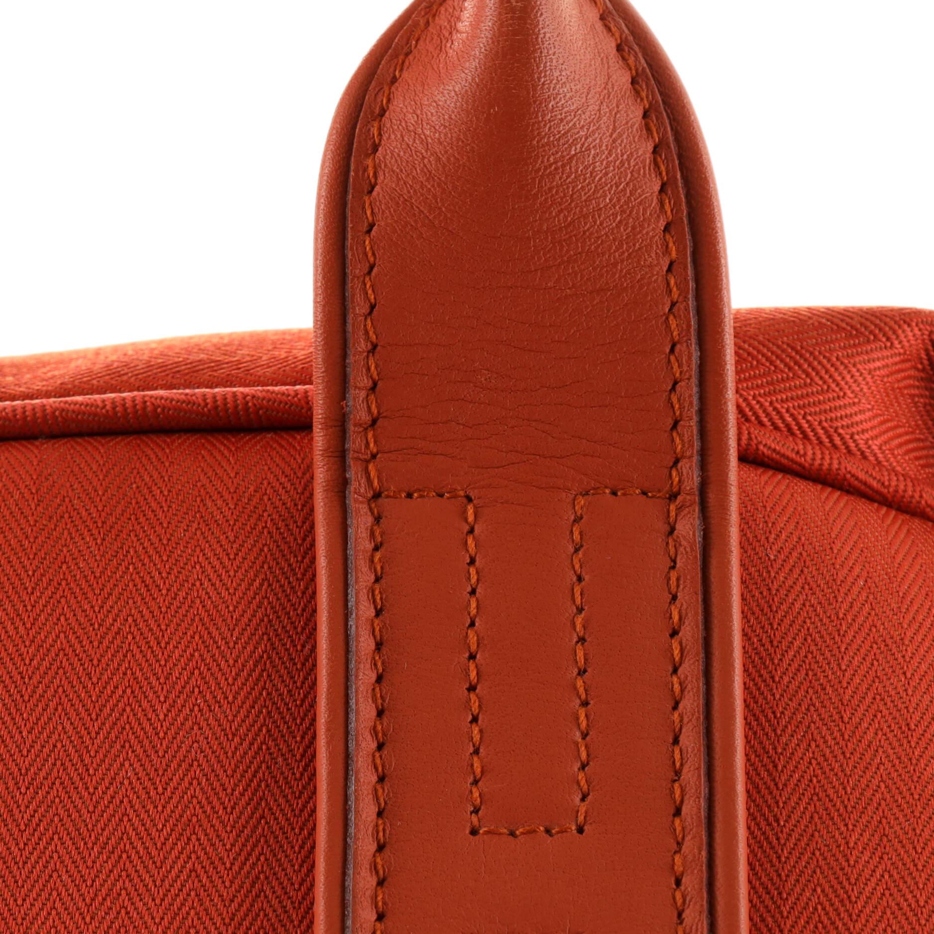 Hermes Acapulco Backpack Toile and Leather 3