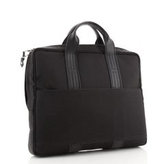 Hermes Acapulco Briefcase Toile And Leather Toile and Leather