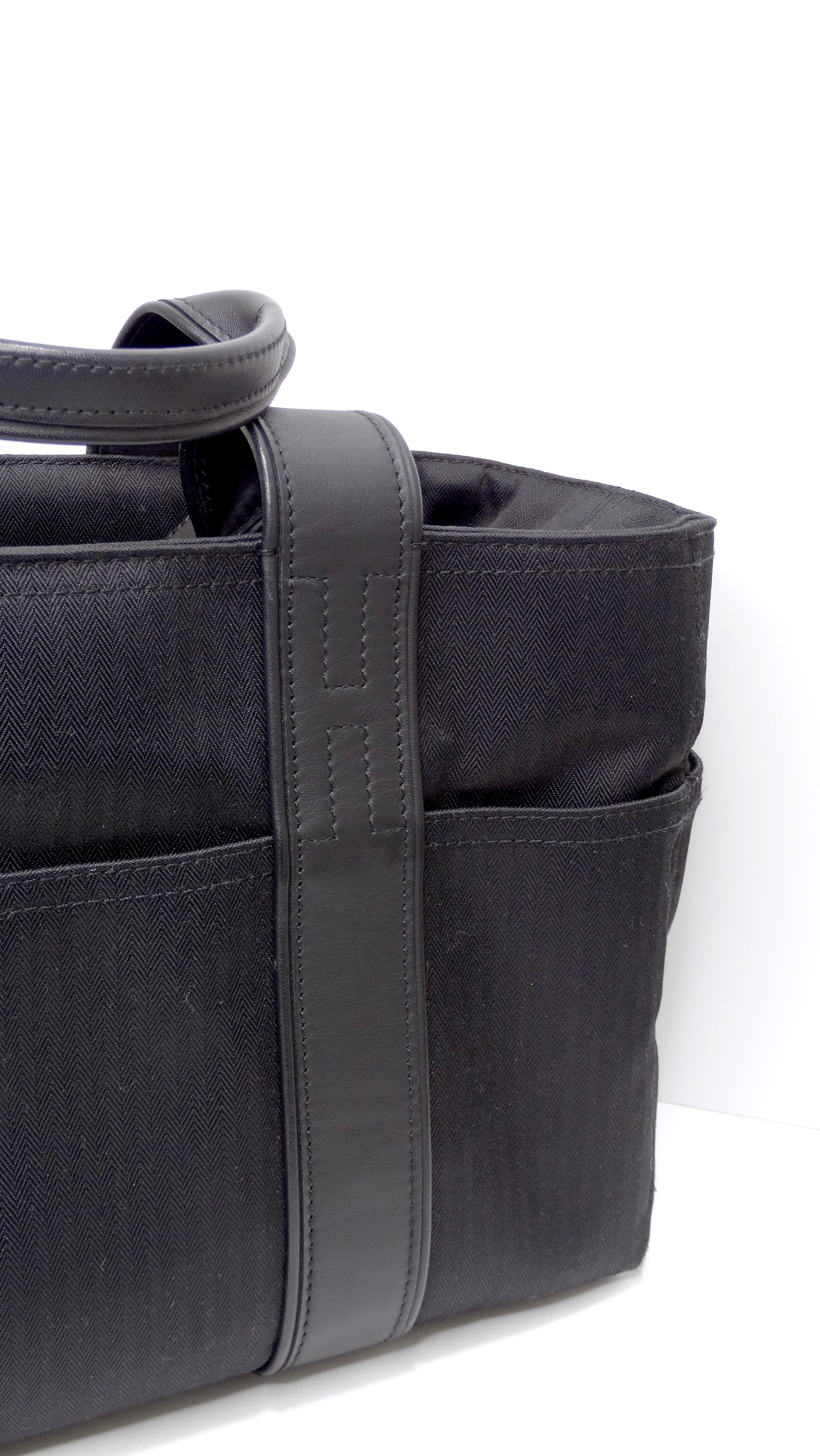 Hermes Acapulco Tote Toile and Leather MM 5