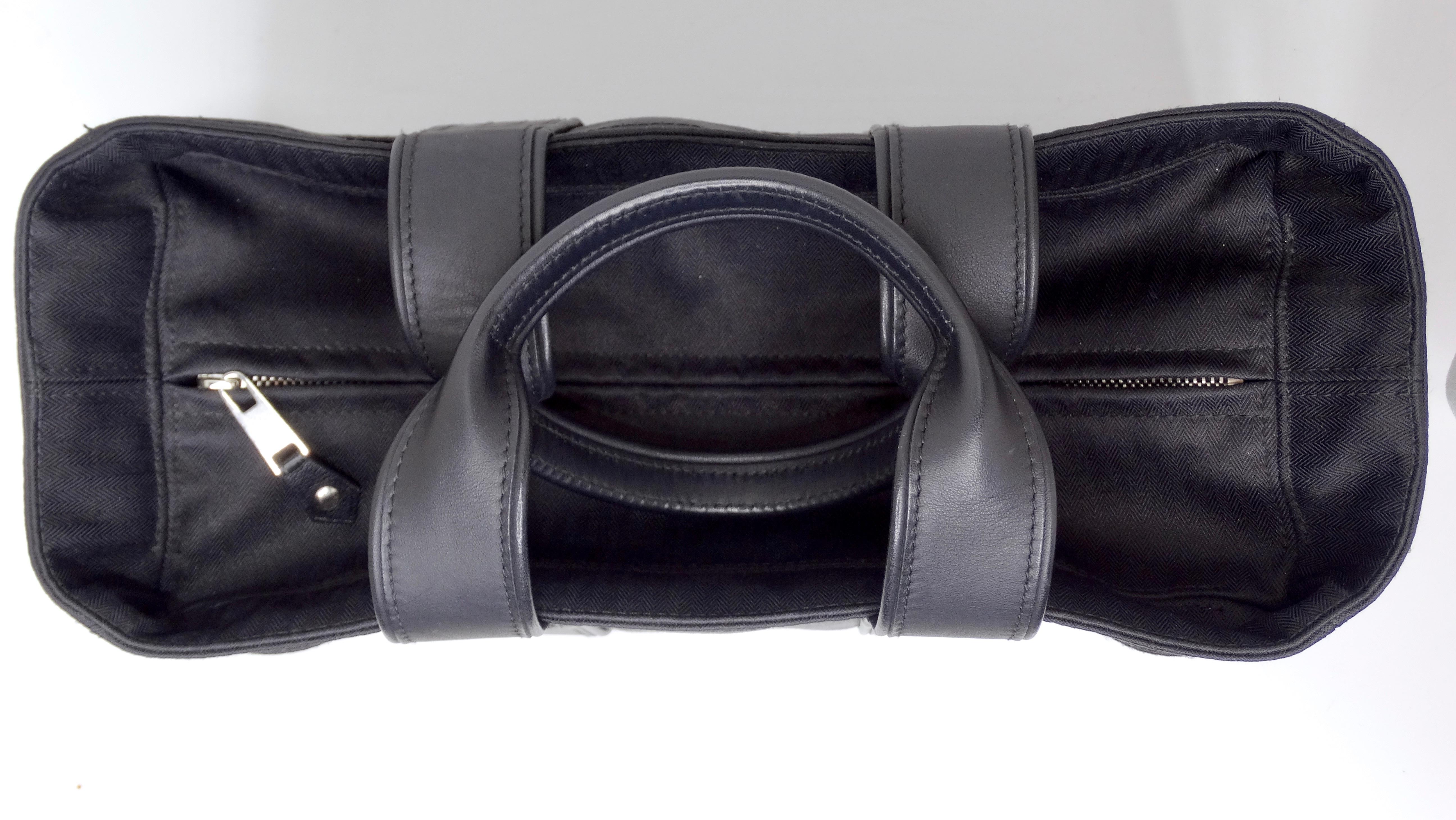 Women's or Men's Hermes Acapulco Tote Toile and Leather MM