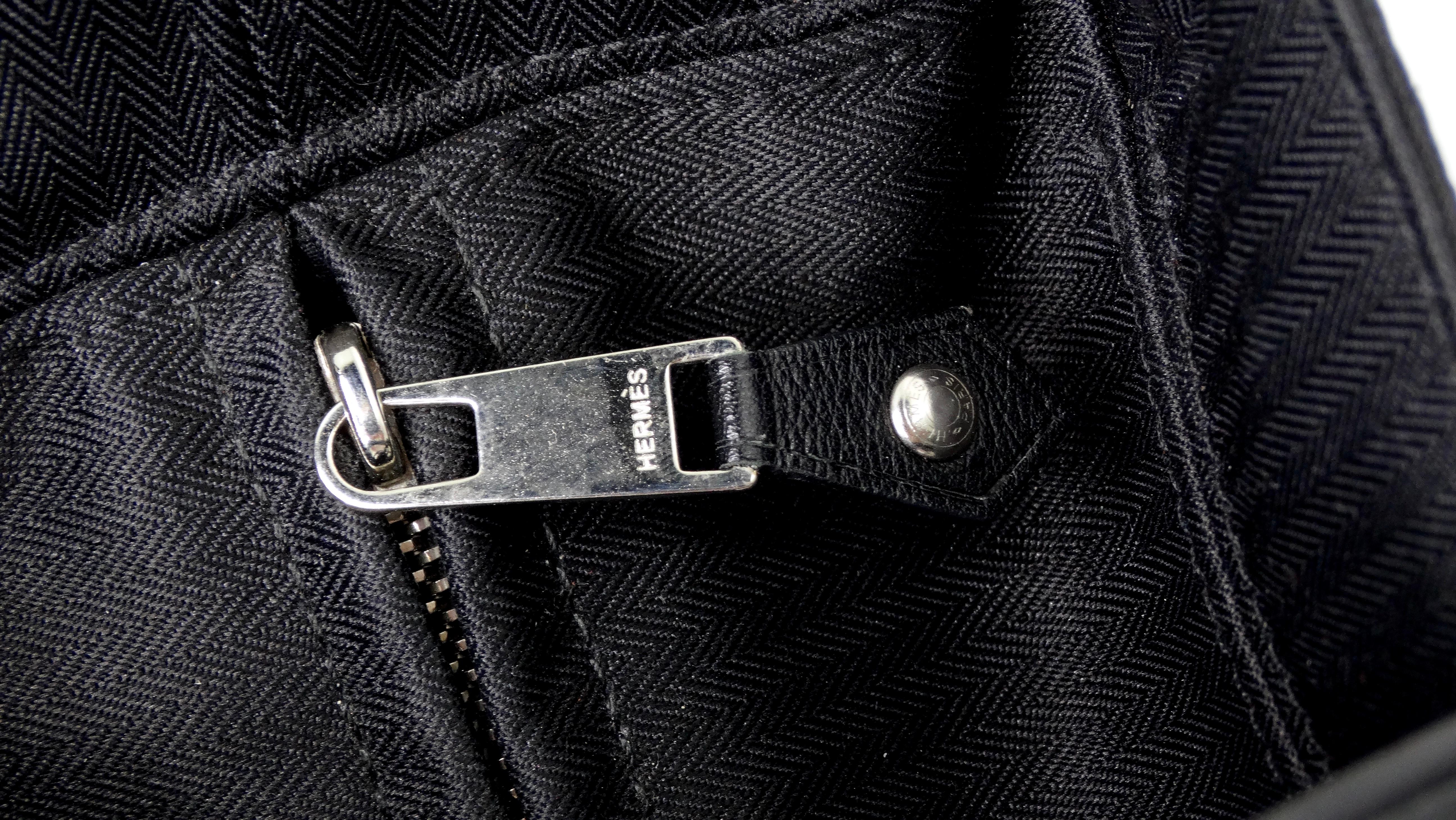 Hermes Acapulco Tote Toile and Leather MM 1