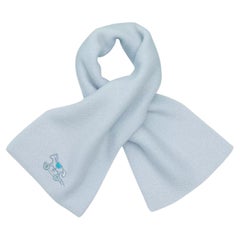 Hermes Adada scarf Bleu Glacier Cashmere For Children Aged 0-2 Years