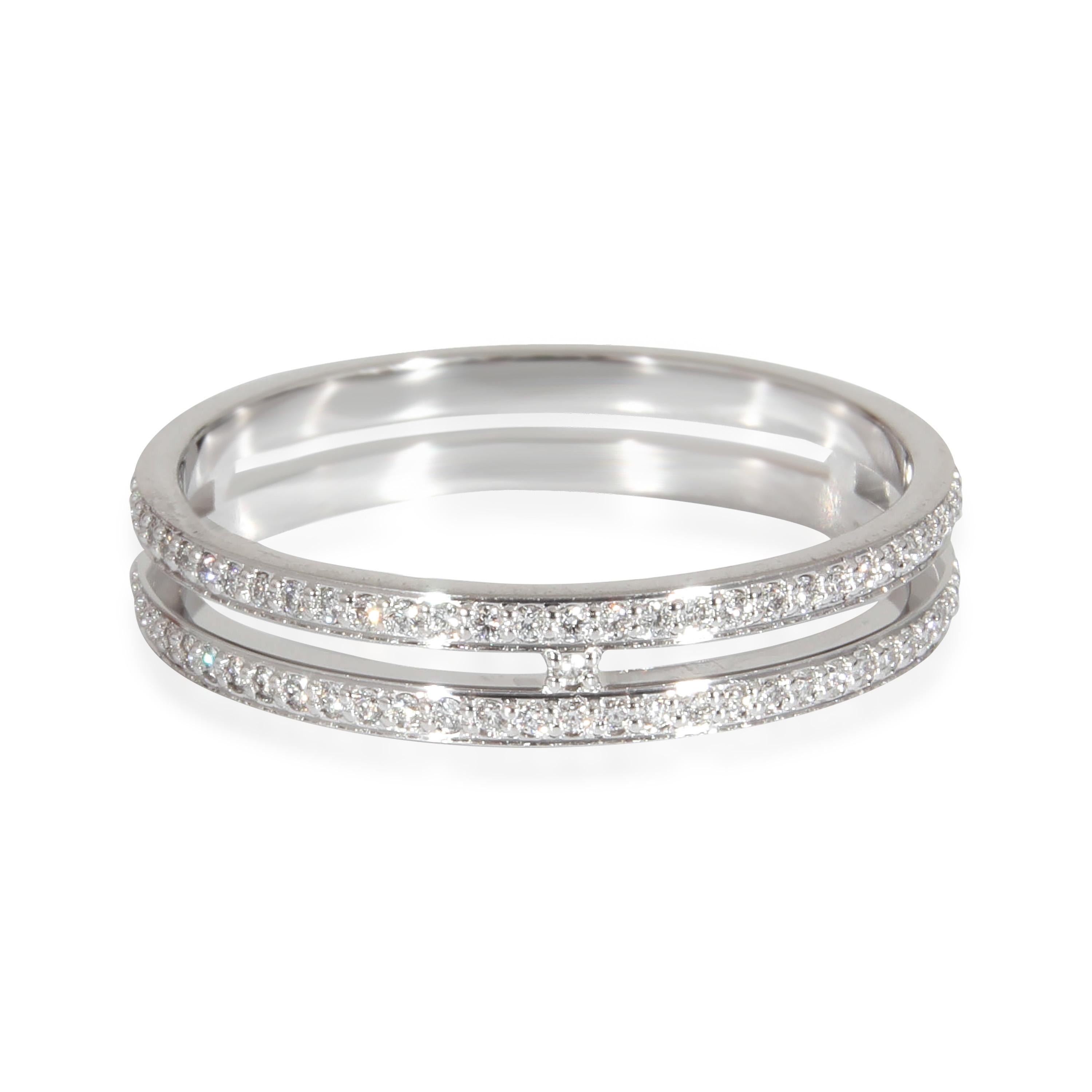 Hermès Adriane Diamantband aus 18k Weißgold 0,32 CTW für Damen oder Herren