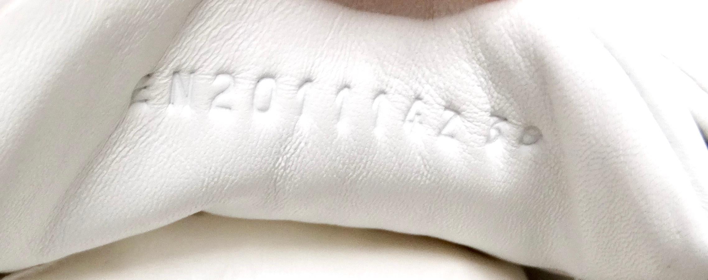 Zapatillas Hermes Advantage de piel blanca y negra en venta 3