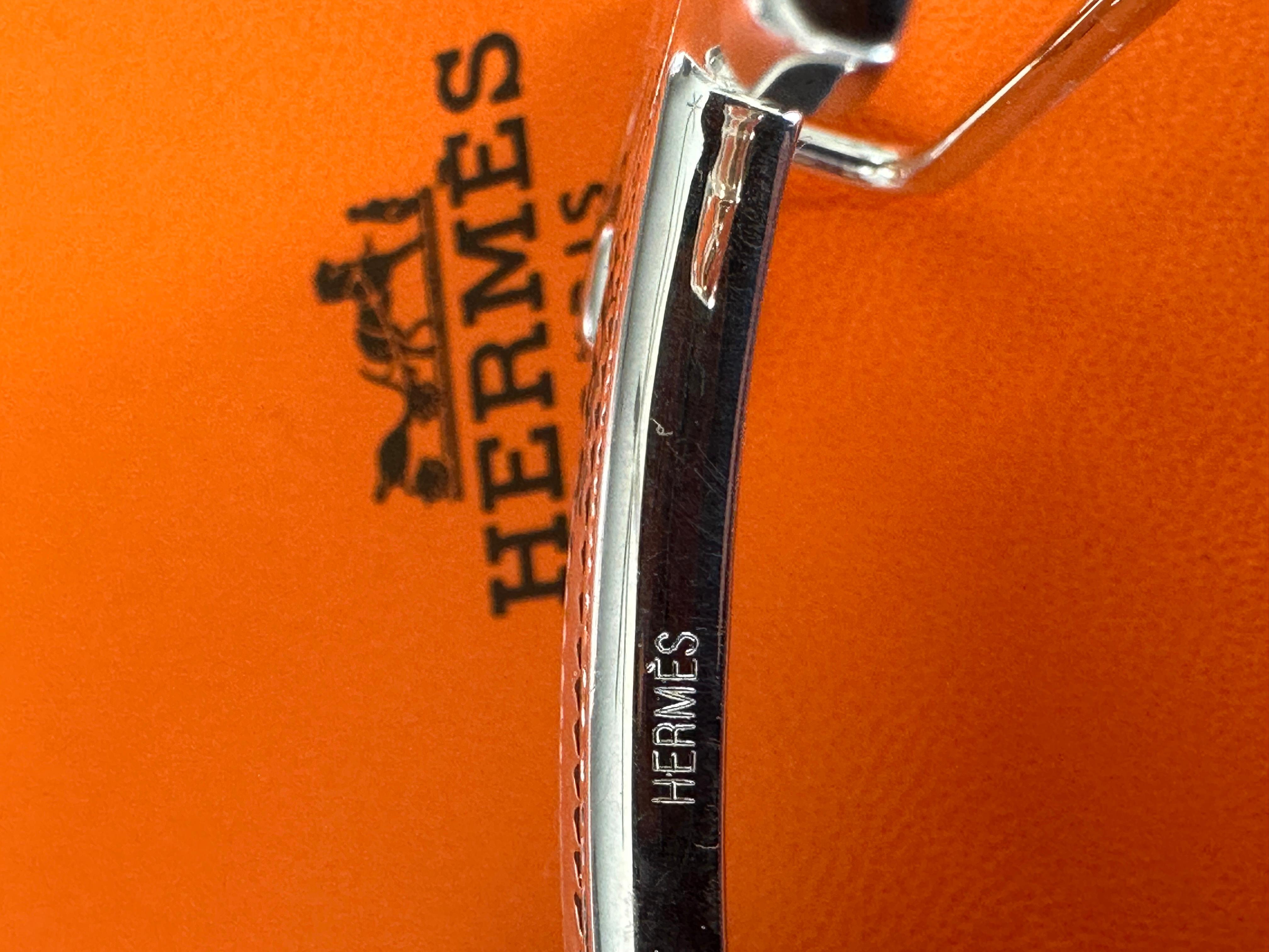 Women's or Men's Hermes AG Sterling Silver 925 TOUAREG H Belt Buckle H 32mm, BNIB!