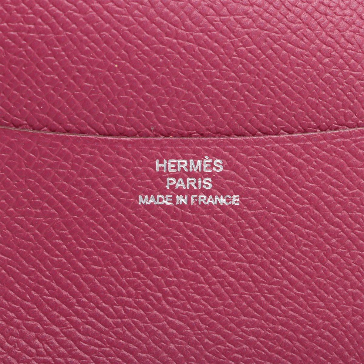 Hermès Agenda Veau Epsom Notebook Cover Rose Pourpre For Sale 2