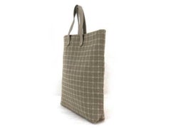 Hermès Ahmedabad Quilted 222775 Gray Canvas Tote