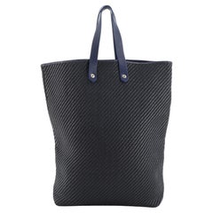 Hermes Ahmedabad Tote Woven Leather and Canvas GM