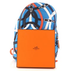 Hermès - Sac à dos Airsilk en soie imprimée