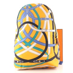 Hermes Airsilk Backpack Printed Silk