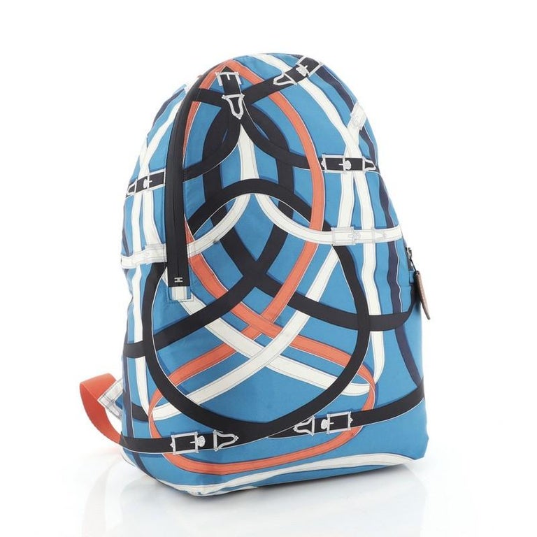 Hermes Airsilk Backpack Printed Silk at 1stDibs