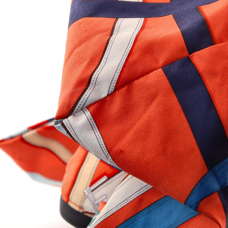 Hermes Airsilk Backpack Printed Silk For Sale at 1stDibs