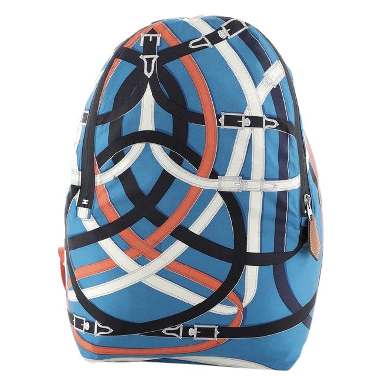 Hermes Airsilk Backpack Printed Silk at 1stDibs