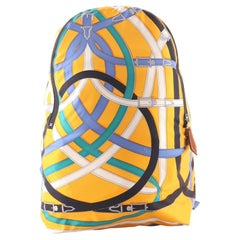 Hermes Airsilk Backpack Printed Silk