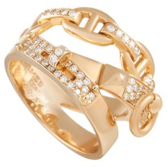 Hermès Alchimie 18K Rose Gold 0,32 Karat Diamantring