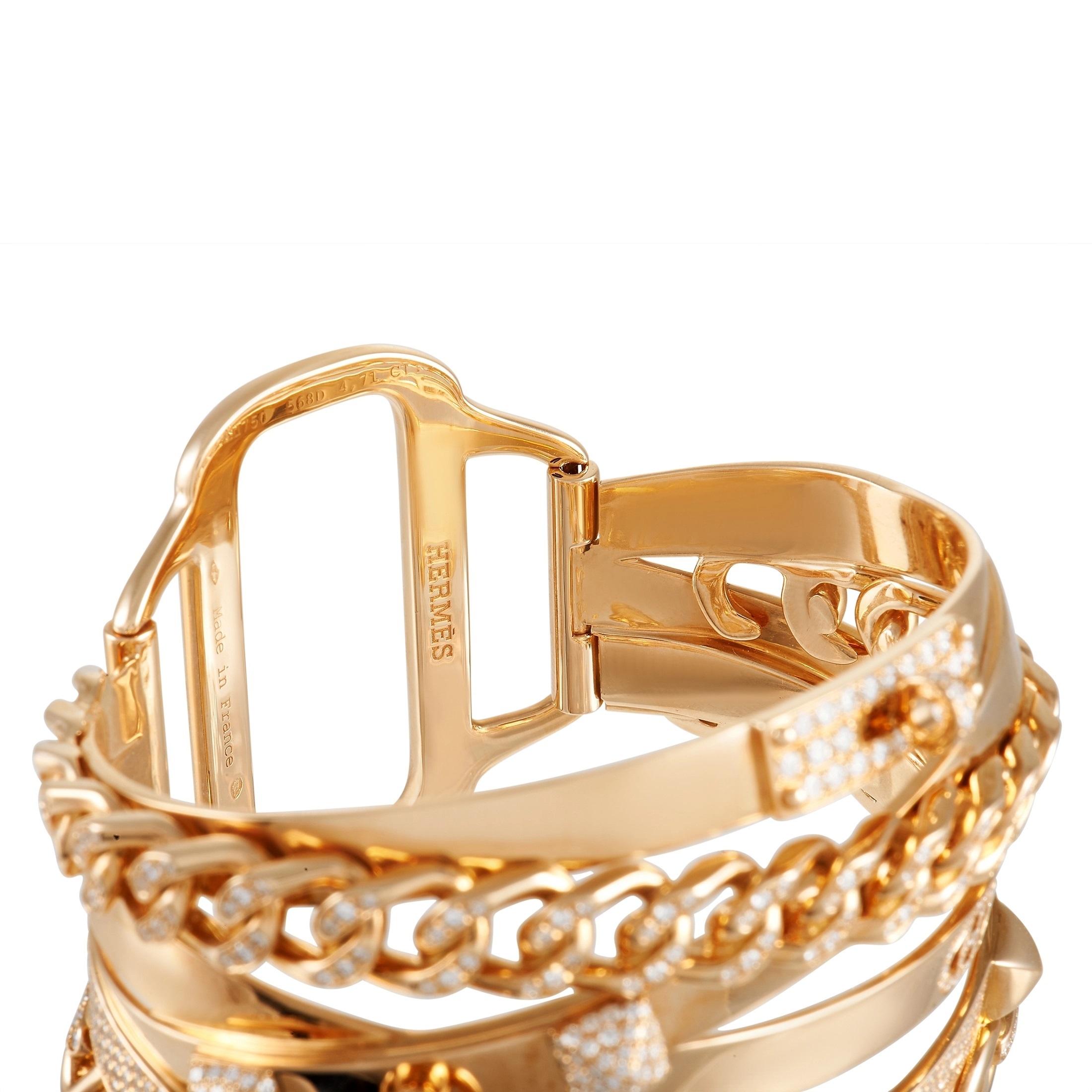 hermes diamond bracelet