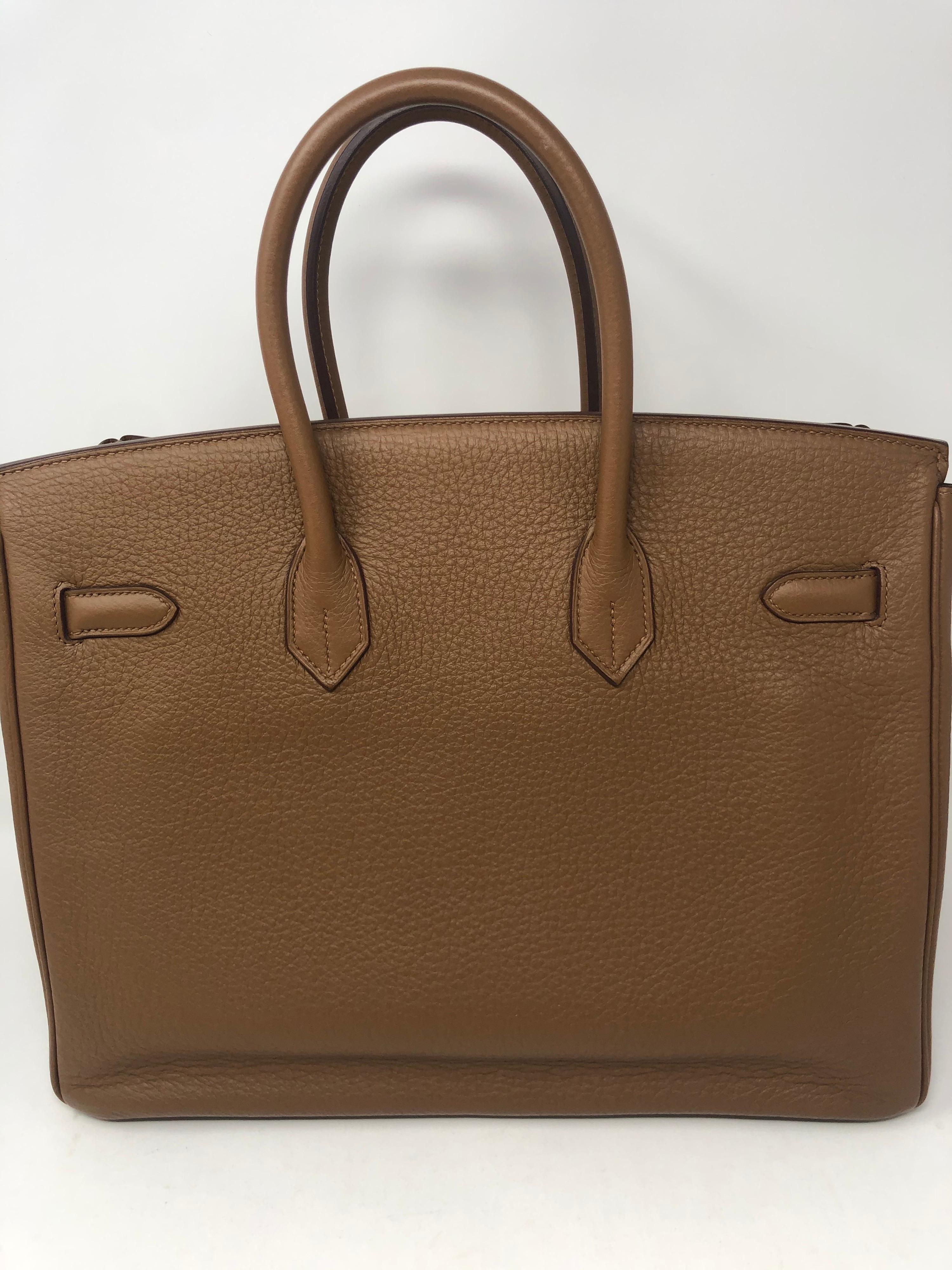 Hermes Alezan Birkin 35 GHW Bag 6