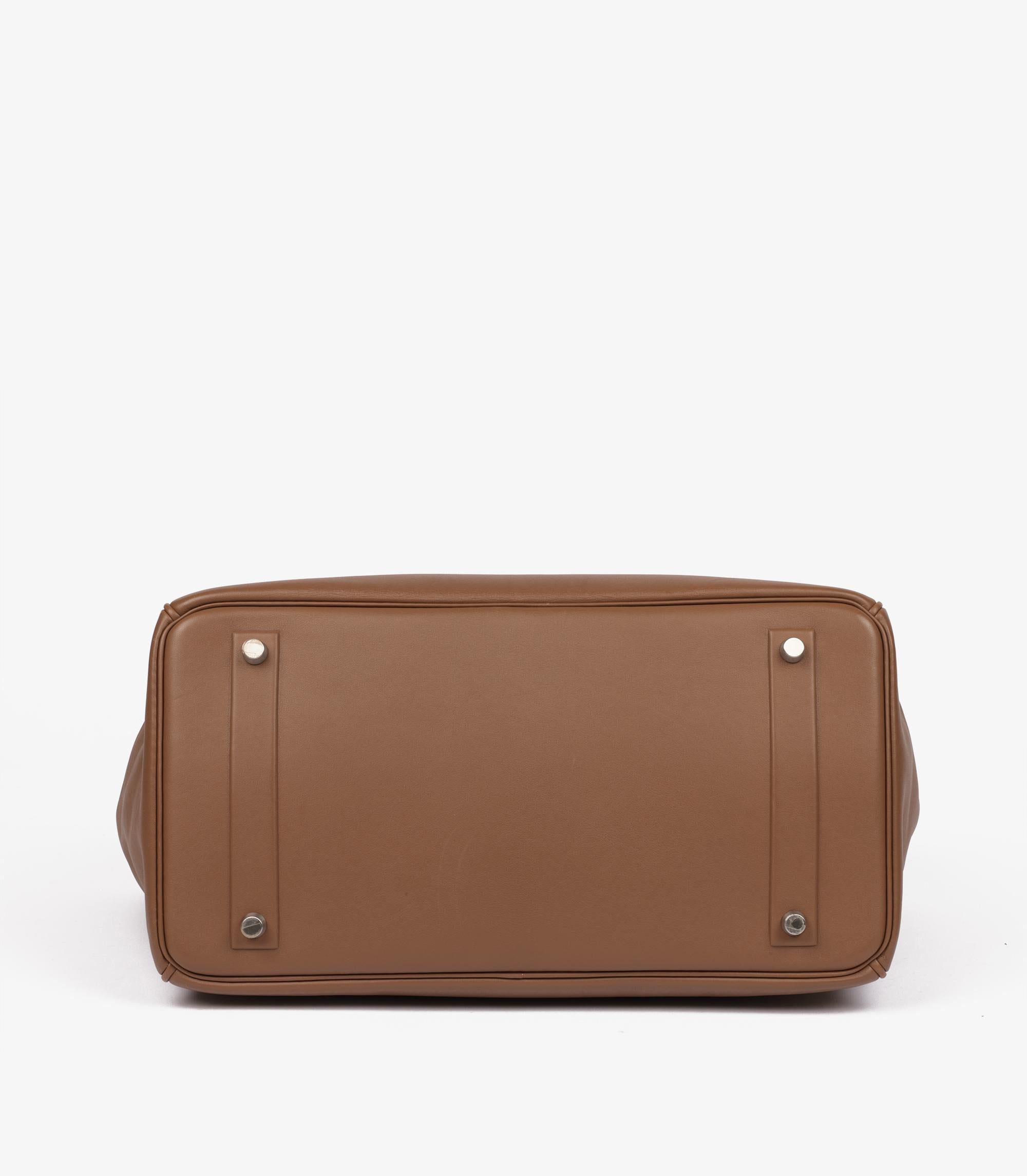 Hermès Alezan Evercalf Leather Shadow Birkin 35cm Retourne 1
