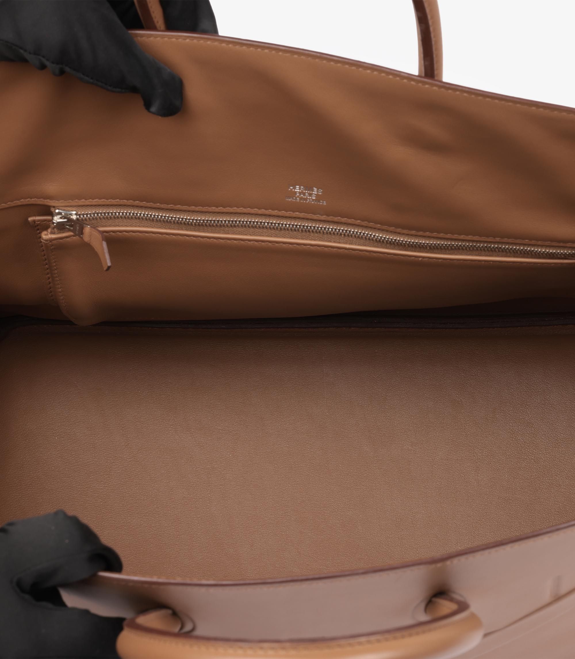 Hermès Alezan Evercalf Leather Shadow Birkin 35cm Retourne 2