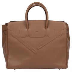 Hermès Alezan Evercalf Leather Shadow Birkin 35cm Retourne