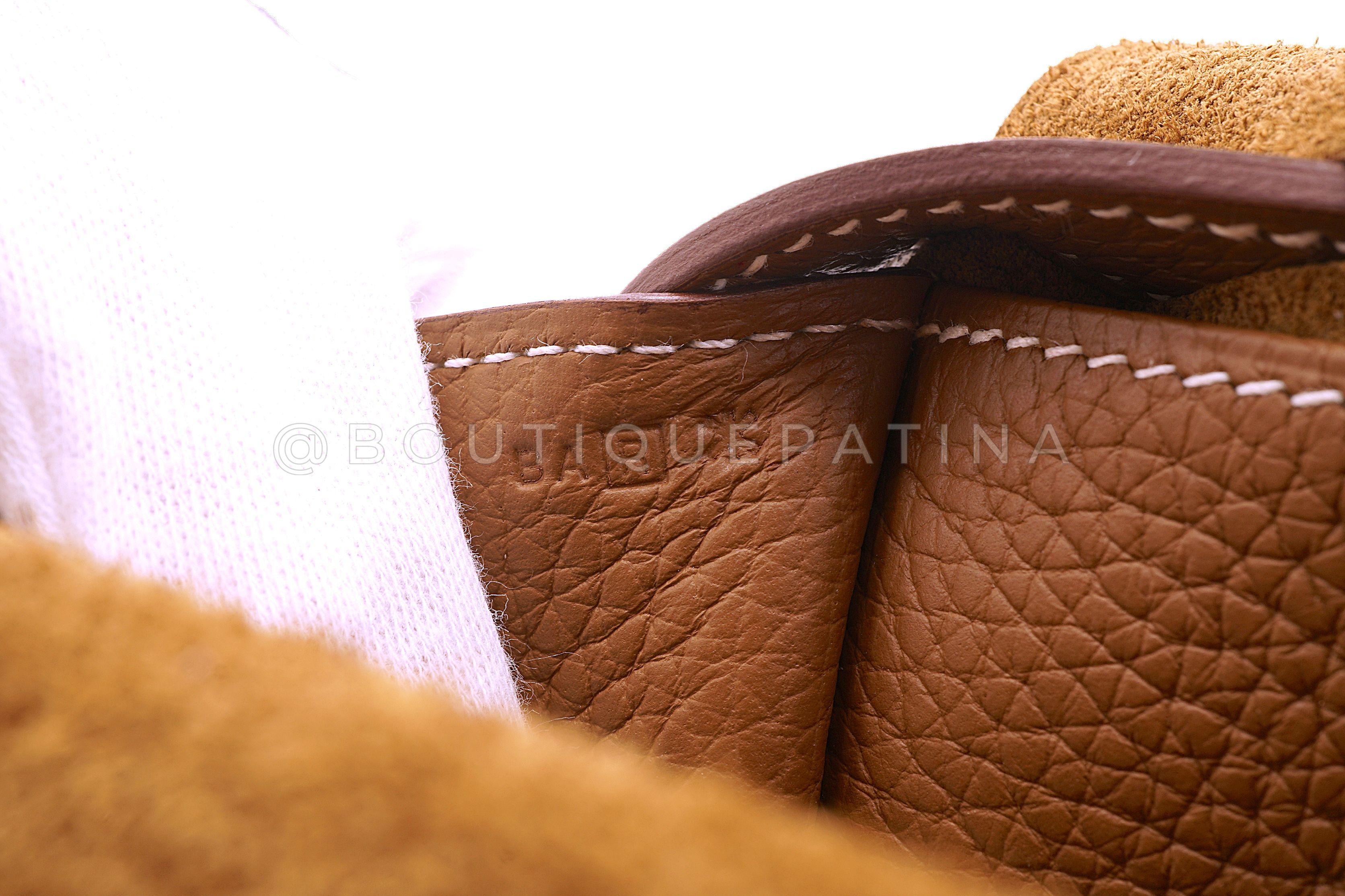 Hermès Alezan H Halzan 4-way Buckled Shoulder Bag Gold Camel Beige 67745 8