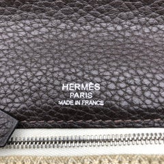 Hermes Alfred 35 Leather Brown Men's Messenger Crossbody Bag 2010