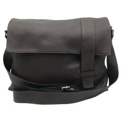 Hermes Alfred 35 Leather Brown Men's Messenger Crossbody Bag 2010