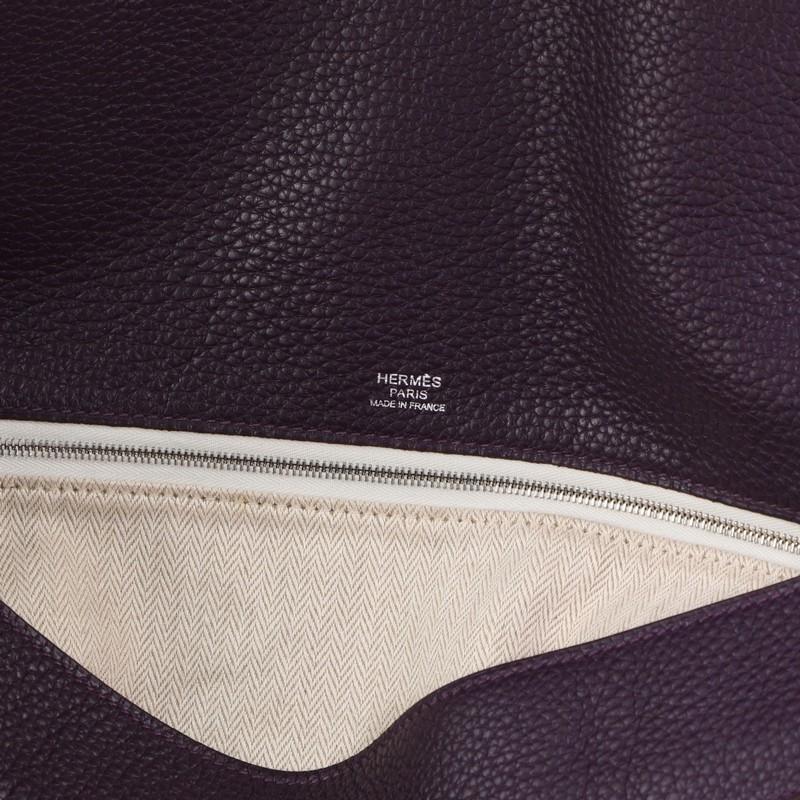 Hermes Alfred Messenger Bag Clemence 35 In Good Condition In NY, NY