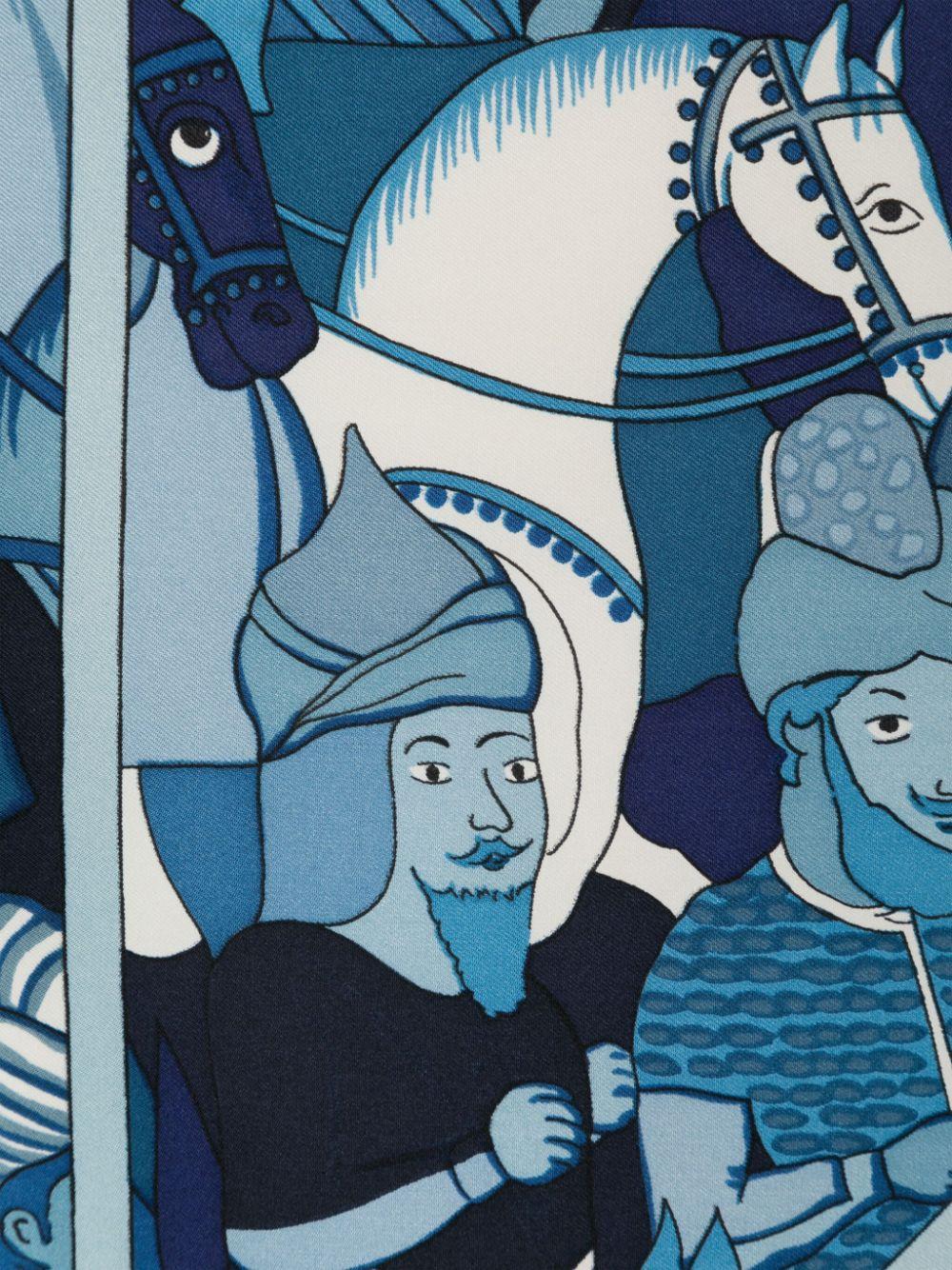 Hermes Ali-Baba by Pierre Peron Silk Scarf 3