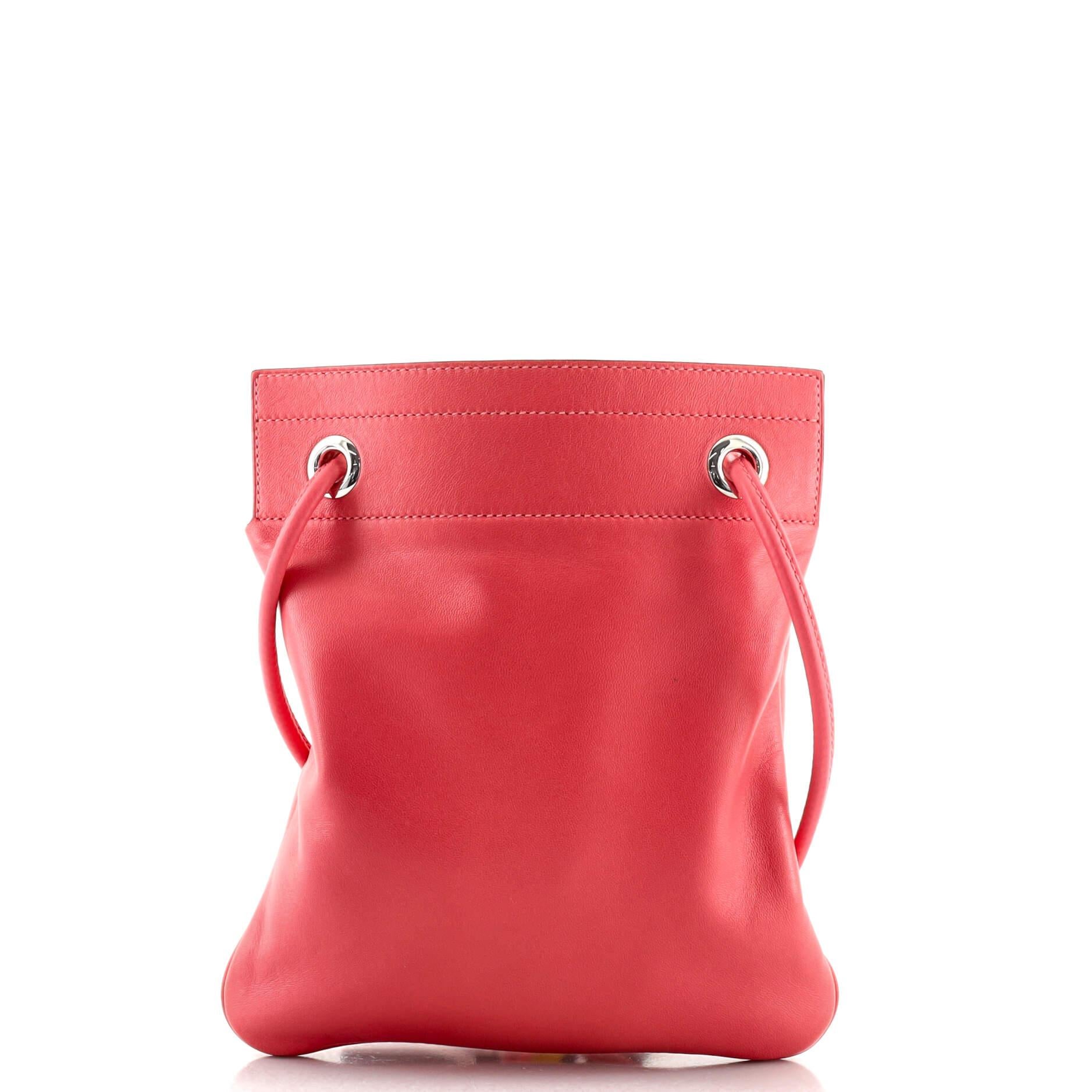 Hermes Aline Bag Milo Lambskin and Swift Mini In Good Condition In NY, NY