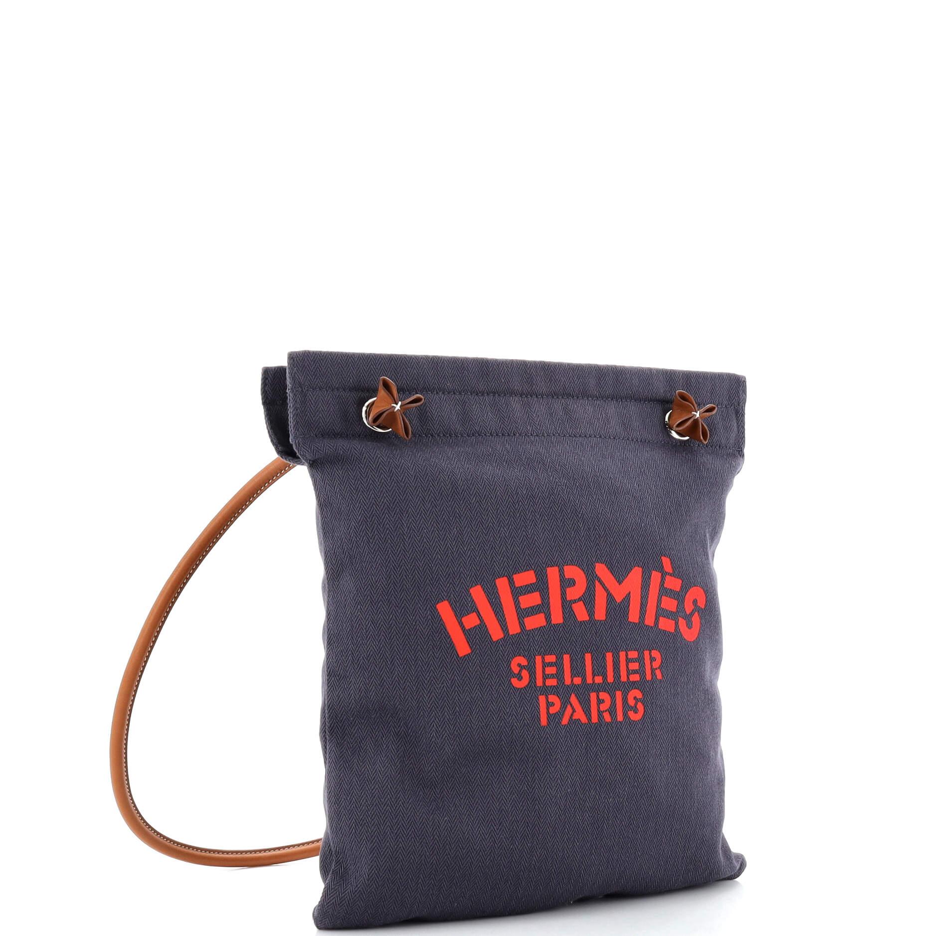 Hermes Grooming Handbag Canvas at 1stDibs