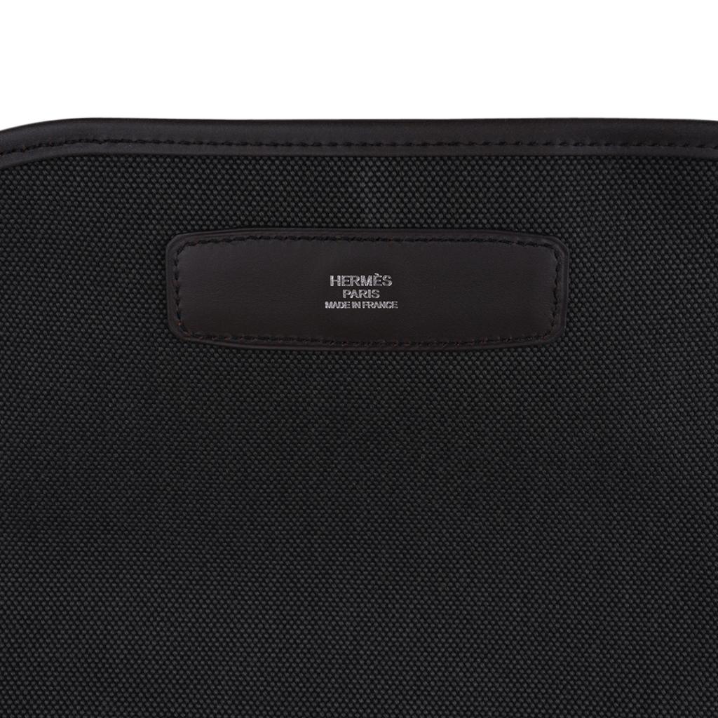 Hermes Alleretour Messenger 34 Men's Bag H Canvas / Sombrero Leather New For Sale 4